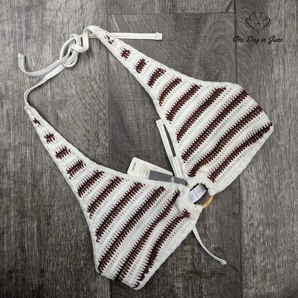 American Eagle Outfitters Aerie Triangle Bikini Top Size M